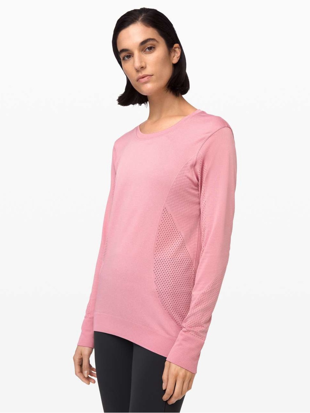 LULULEMON | Breeze By Long Sleeve *Fusion Tee in Pink Taupe | 8
